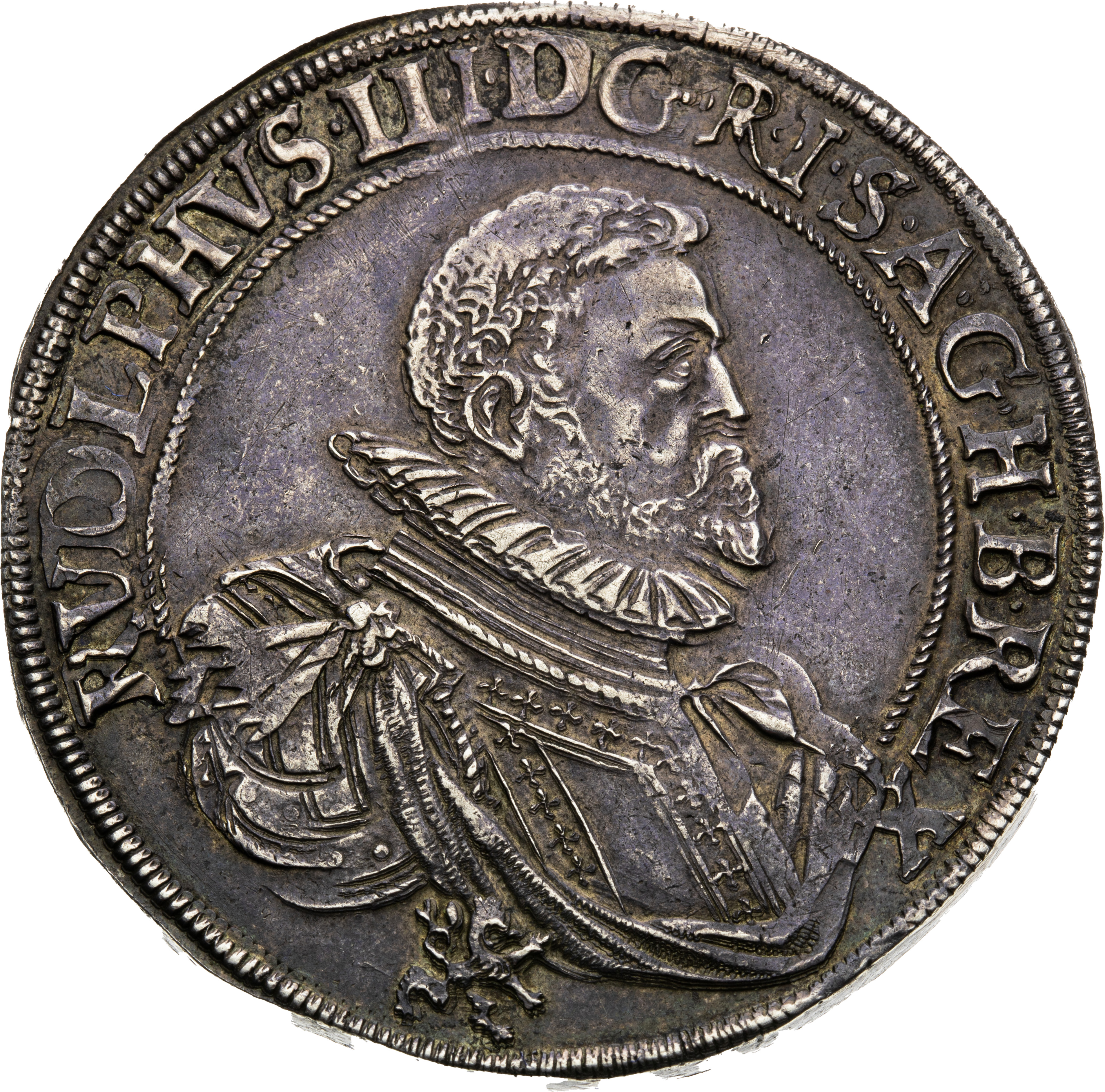 Rudolf II. (1576–1611), tolar 1606, České Budějovice - Kryštof Mattighofer-1